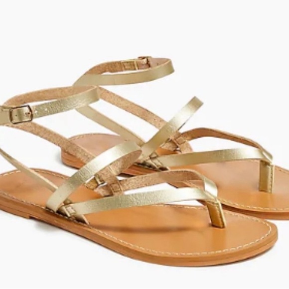 J. Crew Shoes - Strappy ankle wrap, sandals, J.Crew size 7 women’s! NEW PERFECT FOR SPING!